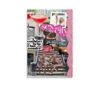 HFGPBVjk Sex And The City Film Art Poster Decorative Painting Canvas Wall Art Living Room Poster Bedroom Painting 08 x 12 Inch (20 x 30 cm)