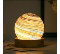 HFHungkeong 3D Starry Night Bedside Lamp - Touch LED Light for Couples - Gift for Birthdays or Special Occasions for Girls - Unique Decorative Lighting for Bedroom Decor