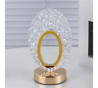 HFHungkeong Crystal Table Lamp Night Light for Bedroom Living Room Restaurant Desktop Bar Cafe Office Indoor Decoration Children Students Valentine's Day Gift USB Powered(Hollow Phoenix Tail)