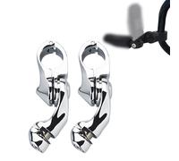 HFJFDQ 1-1/4" Engine Guard Highway Foot Pegs Motorcycle Footrest For
