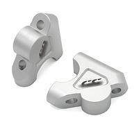 HFJFDQ 2PCS 32mm CNC Machining R 1200 GS R1200 GS Handlebar Risers Bar Clamp Extend Adapter With Bolts For ADV 2014-2017 R1200GS LC