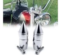 HFJFDQ Accessories 1" Spike Handlebar Risers For H&arley For D&avidson Softail Dyna Sportster Custom Motorcycle Parts 5 1/4"