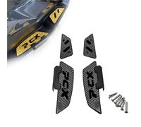 HFJFDQ CNC Aluminum Anti-Slip Foot Pegs For PCX125 160 2025 Direct Fit Textured Surface OEM Replacement Moto Accessories