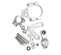 HFJFDQ CNC Steering Damper Stabilizer W/Bracket Set Saftety Control Kit 2008-2010 Motorbike Parts Accessories For 848