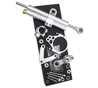 HFJFDQ CNC Steering Damper Stabilizer W/Bracket Set Saftety Control Kit 2008-2010 Motorbike Parts Accessories For 848