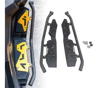 HFJFDQ For ADV160 2022-2023 CNC Motorcycle Front Footrest Foot Pedal Plate Mattings With Iron Protective Rod Bumper Iron