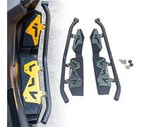 HFJFDQ For ADV160 2022-2023 CNC Motorcycle Front Footrest Foot Pedal Plate Mattings With Iron Protective Rod Bumper Iron
