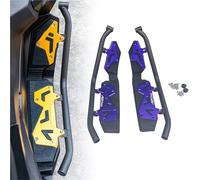 HFJFDQ For ADV160 2022-2023 CNC Motorcycle Front Footrest Foot Pedal Plate Mattings With Iron Protective Rod Bumper Iron