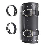 HFJFDQ for Harley Chopper Bobber Cruiser Sportster XL 883 1200 Motorcycle Tool Bag Fork Barrel Shape Handlebar Front Saddlebag