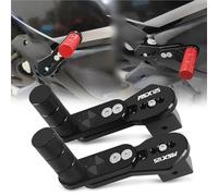 HFJFDQ For MSX125 GROM125 2014-2024 Motorcycle Adjustable Rear Footrests Foot Pegs Pedals CNC Multi-angle Telescopic Foot-Peg Step Plate