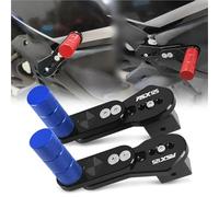 HFJFDQ For MSX125 GROM125 2014-2024 Motorcycle Adjustable Rear Footrests Foot Pegs Pedals CNC Multi-angle Telescopic Foot-Peg Step Plate
