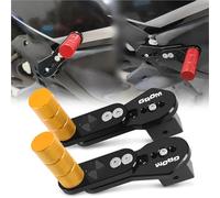 HFJFDQ For MSX125 GROM125 2014-2024 Motorcycle Adjustable Rear Footrests Foot Pegs Pedals CNC Multi-angle Telescopic Foot-Peg Step Plate