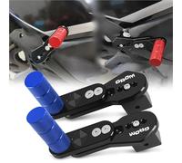 HFJFDQ For MSX125 GROM125 2014-2024 Motorcycle Adjustable Rear Footrests Foot Pegs Pedals CNC Multi-angle Telescopic Foot-Peg Step Plate