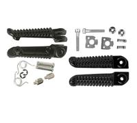HFJFDQ For YZFR1 2002-2011 YZFR6 2003 2004 2005 2006 2007 2008 2009-2012 YZF R1 R6 Motorcycle Front Rear Footrests Foot Pegs