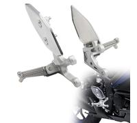 HFJFDQ Front Driver Footrest Footpegs Bracket Kit Set For YZF R3 2015 2016 2017 2018 2019 2020 2021 2022 2023 2024 MT03 2016-2024 Motorcycle Rider Pedals