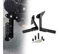HFJFDQ Highway Bar Foot Pegs 360 Rotatable For Grom 125 MSX125 / ABS 2015-2021 Motorcycle Adjustable Highway Peg Mounts Rider