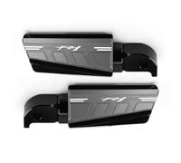 HFJFDQ Motorcycle CNC Aluminum Rear Foot Pegs Rests Passenger Footrests For FZ1 F&azer 2006-2015 FZ1 2004-2019