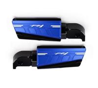 HFJFDQ Motorcycle CNC Aluminum Rear Foot Pegs Rests Passenger Footrests For FZ1 F&azer 2006-2015 FZ1 2004-2019