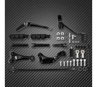 HFJFDQ Motorcycle Forward Controls Complete Kit Pegs Levers Linkages For Sportster XL 883 1200 48 2004-2022 Iron Forty Eight Low