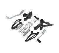 HFJFDQ Motorcycle Front Driver Foot Pegs Footrest Pedal Bracket Kit For YZF R7 YZFR7 2024 2022 2023