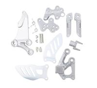 HFJFDQ Motorcycle Front Footrest Foot Pegs Bracket For GSXR600 GSXR750 2006-2010 2007 2008 2009