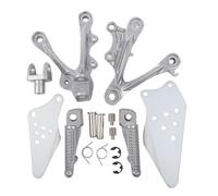 HFJFDQ Motorcycle Front Rider Foot Pegs Bracket Set For For Ninja ZX6R 2009-2023 ZX636 2013 2014 2015 2016 2017 2018 2019 2020