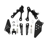 HFJFDQ Motorcycle Front Rider Foot Pegs Bracket Set For For Ninja ZX6R 2009-2023 ZX636 2013 2014 2015 2016 2017 2018 2019 2020