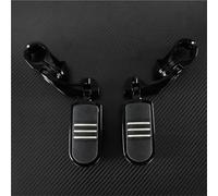 HFJFDQ Motorcycle Highway Pedals Foot Pegs Footrest 32mm 1-1/4" Mount Kits Footrest Universal For Touring Sportster Softail Dyna