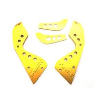 HFJFDQ Motorcycle Metal Front Footrest Foot Ped Pad Pedal Plate Decal For T-MAX500 TMAX500 2008 2009 2010 2011