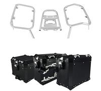 HFJFDQ Motorcycle Panniers Top Case Aluminum Saddlebag Rack Luggage Box Stainless Steel Bracket for XADV 750 XADV750 2017 2018 2019 2020