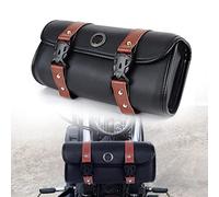 HFJFDQ Motorcycle Saddlebag Fork Tool Bags Front Luggage Bag Storage Leather Travel Pouch for Harley Sportster XL
