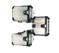 HFJFDQ Panniers Tail Saddle Top Case Box Luggage Trunk Bag Saddlebag Stainless Steel for R1250GS Adventure Adv LC 1250GSA 2019 2020