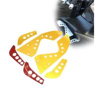 HFJFDQ T-MAX500 08-11 Motorcycle CNC Front Footrest Foot Ped Pad Pedal Plate Skidproof Mat Trim Decal For TMAX500 2008 2009 2010 2011