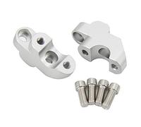 HFJFDQ VSTROM 2pcs 7/8 "22mm Motorcycle CNC Aluminum Handlebar Riser Clamp Mount Taper For DL650 V-STROM DL 650 DL1000
