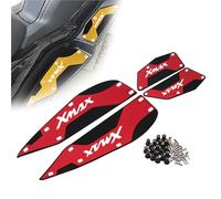 HFJFDQ Xmax Motorcycle Front Rear Footboard Foot Peg Footrests Steps For XMAX 125 250 300 2017-2021 XMAX 400 2018-2023