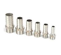 HFJQZTLE 1PC 304 Stainless Steel 3/8" BSP Male Thread Pipe Fitting x 6mm Hose Tail Coupling Connector