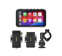 HFK HC50-RM Motorcycle Carplay for Universal Motorcycles, Smart Display with CarPlay & Android Auto, 5.7” Quick Release Touchscreen, Built-in GPS, IP69K Waterproof, Data Reading, TPMS