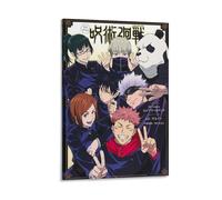 HFLDMA Jujutsu Kaisen(1) Poster Painting Canvas Poster Decoration Vintage Poster Anime Character Movie Wall Art Wall Decoration Painting12x18inch(30x45cm) Frame-style-31