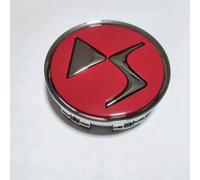 HFLKKC 4pcs Car Hub Centre Caps, For DS3 DS4 DS5LS DS5 DS6 DS7 DS9, 60mm, Waterproof Wheel Hub Cover, Wear Resistant Rim Caps, Caps Replacements, Protectors Trim Accessories,Red