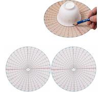 HFLWYWD Ceramic Pottery Trimming Spinner Tools,7.9" Rotary Disc Practical Pottery Wheel Trimmer Tool Clay Tools,Pottery Finishing Tools Clay Spinner for Potters and Clay Artists,