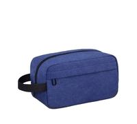 HFLYJPYW Toiletry Bag forMen and women, Travel Toiletry Organizer Kit Water-resistant Shaving Bag for Toiletries Accessories, Door Room Essentials, Black-medium (Blue)
