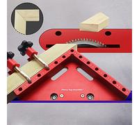 HFM 45 Degree Bevel Cut Fence table saw accessories crosscut sled kit 90 Degree Positioning Squares For auxiliary woodworking tools Making picture frames, boxes, etc.