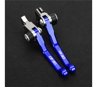 HFMXZHI Clutch Levers Control Handles Motorcycle Accessories Adjustable Pivot Brake Clutch Levers for CRF450X 2005-2018 CRF 450X CRF450 X(Blue)
