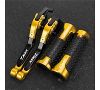 HFMXZHI Clutch Levers Enhanced Riding Experience Motorcycle Brake Clutch Levers Handlebar Controls for Y-AMAHA TMAX530SX/DX 2017-2018(Yellow)