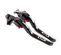 HFMXZHI Clutch Levers Handles Adjustable, Motorcycle Accessories Brake Clutch Levers Handlebar for KYMCO CV3 550i CV 3 Cv3 550CC 2022-2026(Black- Silver)