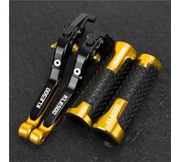 HFMXZHI Clutch Levers Motorcycle Accessories Adjustable Control Handles Pivot Brake Clutch Levers for Kawasaki KLE500 1991-2007(Yellow)