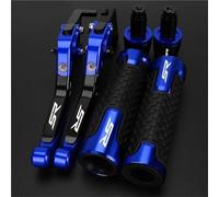HFMXZHI Clutch Levers Motorcycle Brake Adjustable Clutch Levers Handbrake Hand Grips Folding Bar End Caps for Aprilia SR50MY SR 50 My 2014-2019(Blue 1)