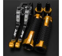 HFMXZHI Clutch Levers Motorcycle Brake Adjustable Clutch Levers Handbrake Hand Grips Folding Bar End Caps for Aprilia SR50MY SR 50 My 2014-2019(Yellow 3)