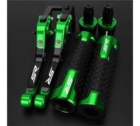 HFMXZHI Clutch Levers Motorcycle Brake Adjustable Clutch Levers Handbrake Hand Grips Folding Bar End Caps for Aprilia SR50MY SR 50 My 2014-2019(Green 1)