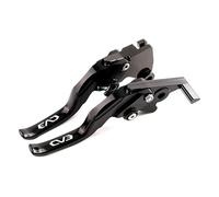 HFMXZHI Clutch Levers Motorcycle Handle Bar Brake Levers Parts Pivot Clutch Control Handles for KYMCO CV3 550 550CC 550i 2022-2026(Black- Silver)